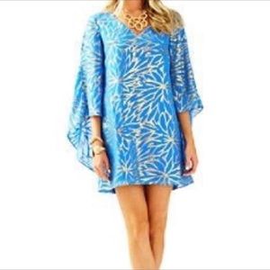 Lily Pulitzer Palm Burst Clip Jacquard dress